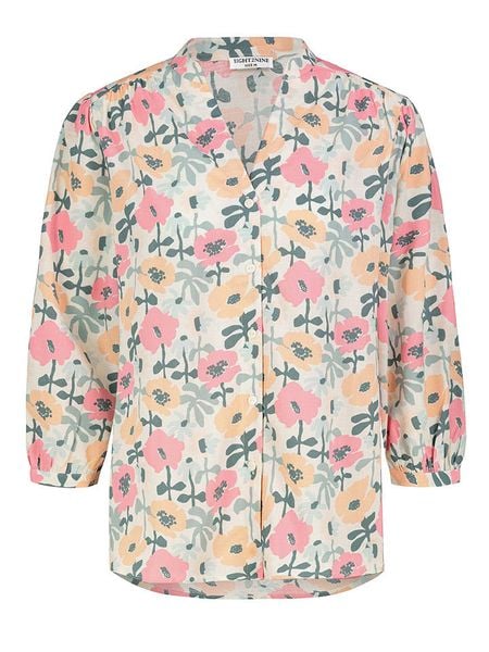 Eight2Nine Bluzka w kolorze kremowo-jasnoróżowym rozmiar: L. Brązowe bluzki Eight2Nine, l, bez wzorów, bez kołnierzyka, bez ramiączek. Za 74.99 zł.