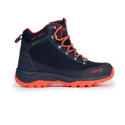 Wodoodporne buty trekkingowe LEZAT ze wzmocnieniami | Gumowa podeszwa i materiał. Czerwone trekkingi Izas, z gumy. W wyprzedaży za 313.00 zł.