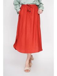 Le Jardin du Lin Spódnica w kolorze czerwonym rozmiar: 40. Czerwone spódnice Le jardin du lin, bez wzorów, midi. Za 100.99 zł.