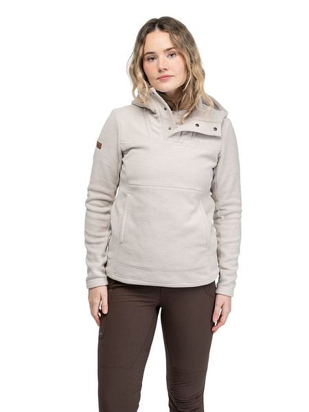 Bergans Bluza polarowa "Hareid" w kolorze beżowym rozmiar: M. Brązowe bluzy Bergans, m, bez wzorów, z polaru, bez kaptura. Za 374.95 zł.