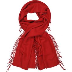 SZALIK Z GRUBSZEJ DZIANINY Z FRĘDZLAMI. Szaliki TOP SECRET. W wyprzedaży za 24.99 zł.
