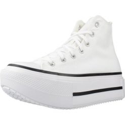 Kapcie CONVERSE CHUCK TAYLOR ALL STAR LIFT DOUBLE STACK Biały. Białe obuwie domowe Converse, bez wzorów, z tkaniny, bez zapięcia. Za 387.99 zł.