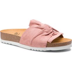 Klapki SCHOLL - Bowy F27478 1248 360 Pale Pink. Czerwone klapki Scholl, bez wzorów, z materiału, bez obcasa. W wyprzedaży za 249.00 zł.
