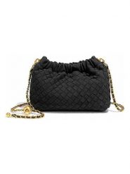 SUVRAI Torebka w kolorze czarnym - 21 x 15 x 7 cm rozmiar: onesize. Czarne torby na ramię SUVRAI, bez wzorów, z materiału, na ramię, bez dodatków. Za 121.99 zł.