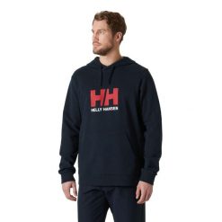 Bluza z kapturem Helly Hansen HH Logo 2.0. Niebieskie bluzy Helly Hansen, na lato, m, bez wzorów, z bawełny, z kapturem. Za 387.05 zł.