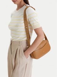 Beverly Hills Polo Club Torebka CEO-BHPC-C-015-09 Brązowy. Brązowe listonoszki Beverly Hills Polo Club, bez wzorów, z materiału, bez dodatków. Za 199.99 zł.