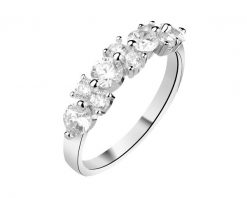 Pierścionek srebrny z cyrkoniami. Szare pierścionki Apart, z cyrkonią, srebrne. Za 139.00 zł.