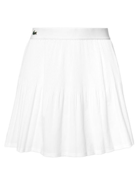 Lacoste Spódnica tenisowa JF9990 Biały Regular Fit. Białe spodnie sportowe Lacoste, bez wzorów, z syntetyku, sportowe. Za 306.99 zł.