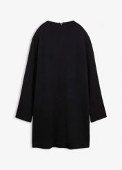 Sukienka z dzianiny punto di roma. Zielone sukienki bonprix, bez wzorów, z dzianiny, bez kołnierzyka, bez ramiączek, mini. Za 139.99 zł.