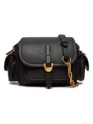 COCCINELLE Skórzana torebka w kolorze czarnym - 18 x 16 x 11 cm rozmiar: onesize. Czarne torby na ramię Coccinelle, bez wzorów, z materiału, na ramię, bez dodatków. Za 939.98 zł.