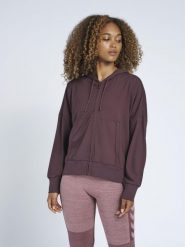 Bluza z kapturem Hummel hmlluise loose. Brązowe bluzy Hummel, na jesień, s, bez wzorów, z jersey, z kapturem. Za 209.05 zł.