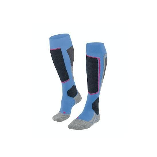 Podkolanówki damskie Falke SK2 Intermediate Vegan. Niebieskie skarpety Falke, bez wzorów, z lyocellu. Za 188.50 zł.
