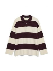 Vero Moda Sweter w kolorze kremowo-brązowym rozmiar: XXL. Brązowe swetry Vero Moda, xxl, bez wzorów, bez ramiączek. Za 118.56 zł.