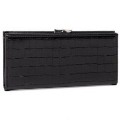 ACCCESSORIES 1W1-010-AW20 Czarny. Czarne portfele ACCCESSORIES, bez wzorów, ze skóry ekologicznej. Za 39.99 zł.