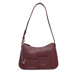 Torebka Armani Exchange. Czerwone torebki klasyczne Armani Exchange, bez wzorów, bez dodatków. Za 589.99 zł.
