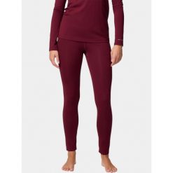 Spodnie Damskie Columbia Midweight Stretch. Czerwone bielizna sportowa Columbia, bez wzorów, narciarskie. W wyprzedaży za 215.10 zł.