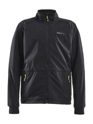 Craft Core Warm Jacket Jr kurtka junior wiatro‑ i wodoodporna – Black. Czarne kurtki narciarskie Craft, uniwersalny, bez wzorów, z dżerseju, bez kaptura, narciarskie. Za 260.50 zł.