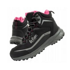 Buty damskie śniegowce Lee Cooper [LCJ-24-01-2932L]. Czarne obuwie sportowe NO BRAND, z materiału, przed kolano, bez zapięcia, trekkingowe. Za 158.14 zł.