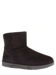 ISLAND BOOT Botki zimowe "Stela" w kolorze czarnym rozmiar: 40. Czarne botki Island Boot, na zimę, bez wzorów, z materiału, bez obcasa, bez zapięcia. Za 136.45 zł.
