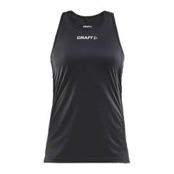 Koszulka treningowa damska Craft Rush Ärmellos. Czarne bluzki Craft, xl, bez wzorów, z poliesteru, sportowe, bez kołnierzyka, bez ramiączek. Za 189.00 zł.