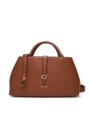 Guess Torebka Carrie HWVG98 96060 Brązowy. Brązowe torebki klasyczne Guess, z aplikacjami, ze skóry, bez dodatków. Za 639.99 zł.