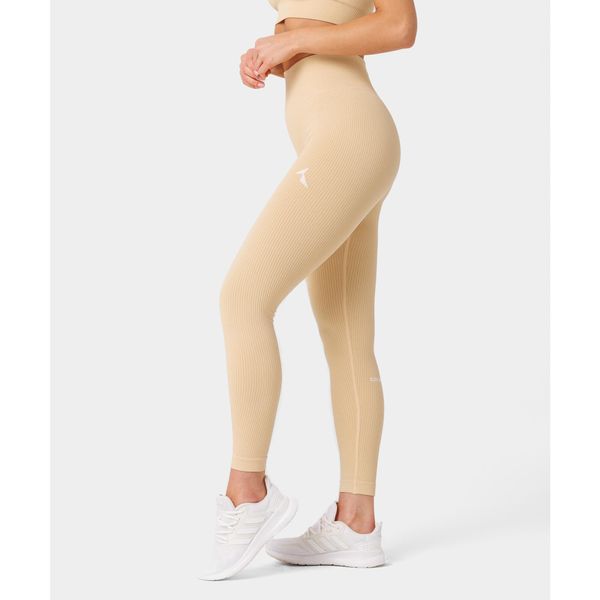 Legginsy fitness damskie Carpatree Rib bezszwowe. Żółte legginsy Carpatree, xs, bez wzorów. W wyprzedaży za 150.49 zł.