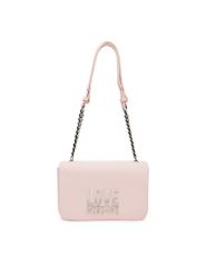 LOVE MOSCHINO Torebka JC4254PP0MKD0601 Różowy. Czerwone torebki klasyczne Love Moschino, bez wzorów, ze skóry, bez dodatków. Za 519.99 zł.