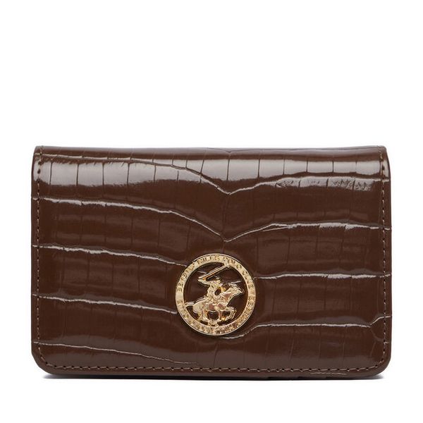 Portfel Beverly Hills Polo Club. Brązowe portfele Beverly Hills Polo Club, bez wzorów. Za 59.99 zł.
