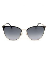 Carolina Herrera Damskie okulary przeciwsłoneczne w kolorze złoto-czarno-granatowym rozmiar: 58. Czarne okulary przeciwsłoneczne Carolina Herrera, bez wzorów, z tworzywa sztucznego. Za 254.95 zł.