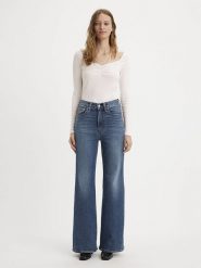Levi's Dżinsy - Flared fit - w kolorze niebieskim rozmiar: W29/L30. Niebieskie jeansy Levi's®, l, z aplikacjami, z podwyższonym stanem. Za 304.95 zł.