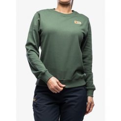 Bluza bawełniana damska Fjallraven Vardag Sweater. Zielone bluzy Fjällräven, xs, bez wzorów, z bawełny, bez kaptura. Za 329.99 zł.