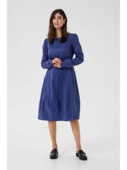 CULTURE Sukienka w kolorze granatowym rozmiar: XL. Niebieskie sukienki Culture, xl, bez wzorów, bez kołnierzyka, bez ramiączek, midi. Za 143.90 zł.