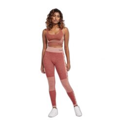Damskie legginsy mid-rise Hummel Clea. Czerwone legginsy Hummel, bez wzorów, z dzianiny. Za 184.00 zł.