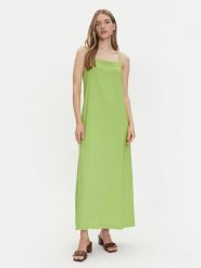 JJXX Sukienka letnia Breeze 12269731 Zielony Loose Fit. Zielone sukienki JJXX, na lato, xs, bez wzorów, ze lnu, bez kołnierzyka, bez ramiączek. Za 179.99 zł.