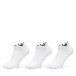 Skarpety krótkie EA7 Emporio Armani. Białe skarpety EA7 Emporio Armani, bez wzorów. Za 114.99 zł.
