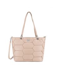 MEXX Torebka MEXX-K-017-06 Beżowy. Brązowe torebki klasyczne Mexx, bez wzorów, z materiału, bez dodatków. Za 199.99 zł.