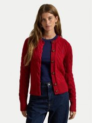 Polo Ralph Lauren Kardigan 211972104013 Czerwony Slim Fit. Czerwone kardigany Polo Ralph Lauren, m, bez wzorów, z wełny. Za 1,199.00 zł.