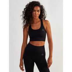 Stanik Sportowy BeShaped Femme Force Bezszwowy. Czarne bielizna sportowa BESHAPED, xl, bez wzorów, z nylonu. W wyprzedaży za 152.15 zł.