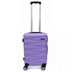 Walizka na kółkach Sapphire ST-2240 fioletowa - mała S DUO. Fioletowe walizki Sapphire, bez wzorów, małe. W wyprzedaży za 84.80 zł.
