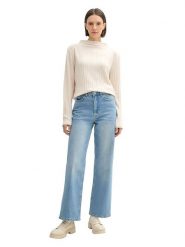 Tom Tailor Sweter w kolorze beżowym rozmiar: XL. Brązowe swetry Tom Tailor, xl, bez wzorów, ze splotem, bez ramiączek. Za 79.21 zł.