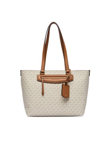 MICHAEL Michael Kors Torebka 30S6GTVT2B Écru. Białe shopper MICHAEL Michael Kors, bez wzorów, ze skóry, bez dodatków. Za 756.99 zł.