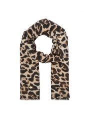 Guess Szalik AW5673 POL03 Brązowy. Brązowe rękawiczki Guess, z aplikacjami, z poliesteru. Za 194.99 zł.