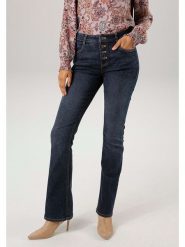Aniston Dżinsy - Regular fit - w kolorze granatowym rozmiar: 40. Niebieskie jeansy Aniston, bez wzorów. Za 101.95 zł.