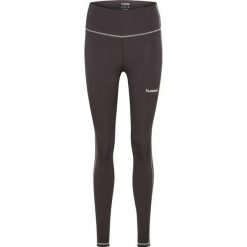 Damskie legginsy Hummel Pulse Retro. Brązowe legginsy Hummel, l, bez wzorów, z materiału. Za 226.00 zł.