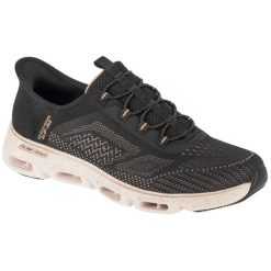 Buty sportowe Sneakersy damskie, Slip-Ins: Glide-Step Gratify - Pace. Czarne obuwie sportowe Skechers, bez zapięcia, trekkingowe, Skechers Sport. Za 399.99 zł.