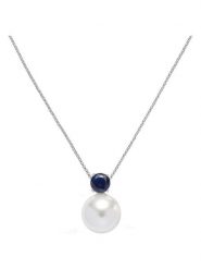 U.S. Polo Assn. Naszyjnik z zawieszką - dł. 38 cm rozmiar: onesize. Szare naszyjniki U.S. Polo Assn., z perłą, metalowe. Za 139.87 zł.