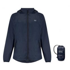Mac in a Sac - Płaszcz przeciwdeszczowy - Granatowy. Niebieskie płaszcze Mac In A Sac, l, bez wzorów, z materiału, bez kaptura. Za 306.00 zł.