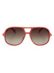Polaroid Okulary przeciwsłoneczne unisex w kolorze czerwonym rozmiar: 57. Czerwone okulary przeciwsłoneczne Polaroid, bez wzorów, z tworzywa sztucznego. Za 159.95 zł.