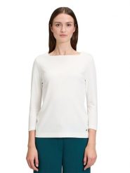 BETTY & CO Koszulka w kolorze białym rozmiar: M. Białe bluzki Betty & Co, m, bez wzorów, bez kołnierzyka, bez ramiączek. Za 78.95 zł.