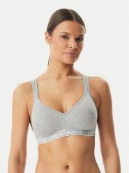 Emporio Armani Underwear Biustonosz sportowy EW000447 AF19026 O8002 Szary. Szare bielizna sportowa Emporio Armani Underwear, s, bez wzorów, z bawełny. Za 279.99 zł.